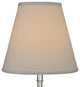Fenchel Shades 6"x11"x10" Spider Attachment Empire Lamp Shade, Linen Cream