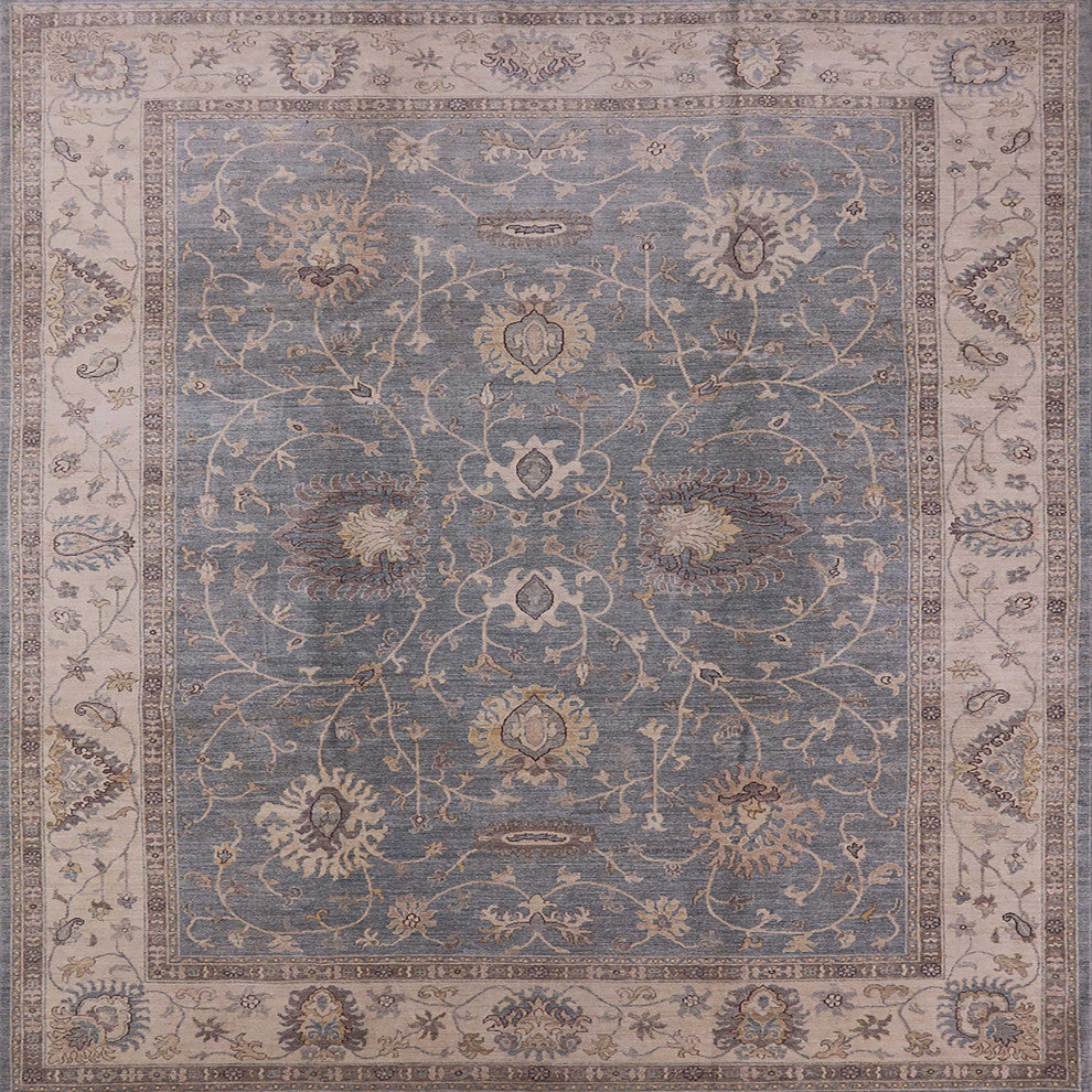 Ahgly Company Indoor Square Mid-Century Modern Area Rugs, 6' Square