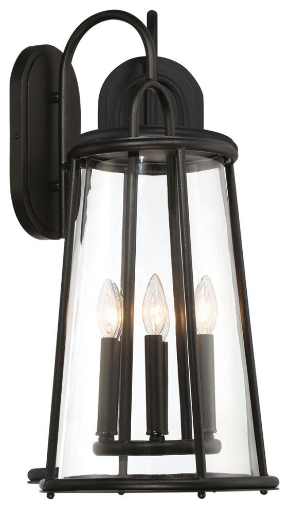 19" 4-Light Outdoor Wall Sconce