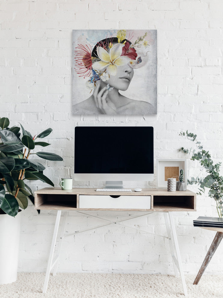 "Be Beautiful and Be You" Painting Print on Wrapped Canvas, 48x48