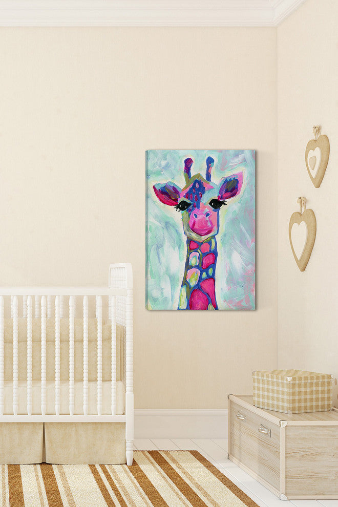 "Giraffe" Canvas Print by Jill Lambert, 50x75 cm