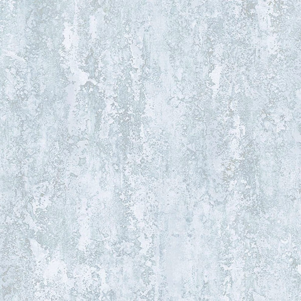 Silk Impressions 2, Contemporary Floral Light Blue Wallpaper Sample