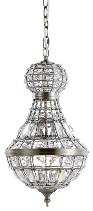 Regina Crystal, Metal Empire LED Chandelier, 12"