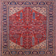 Ahgly Company Indoor Square Mid-Century Modern Area Rugs, 8' Square