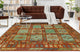 Sangat Kilim Danagul Rust/Green Rug, 8'0x9'6