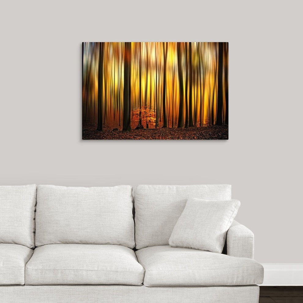 "Firewall" Wrapped Canvas Art Print, 36"x24"x1.5"