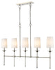 Zlite 3033-5L-PN 5-Light Island, Off White