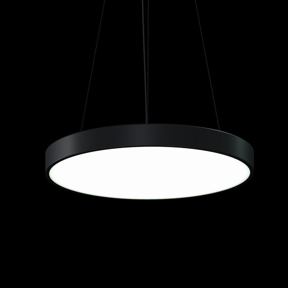 Sonneman 3744-24-30 Pi 24"W LED Suspension Pendant - 3000K - Satin White