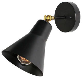 LNC Black Industrial Adjustable Wall Sconce