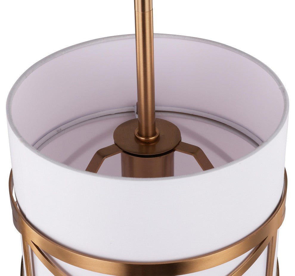 Woodbridge Lighting Regan Mini-Pendant, Vintage Brass