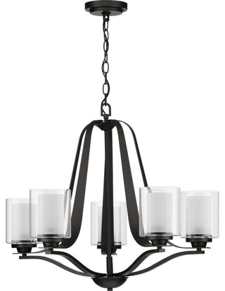 Kene Collection Graphite 5-Light Chandelier