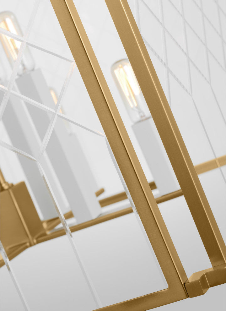 Erro Large Lantern, Burnished Brass