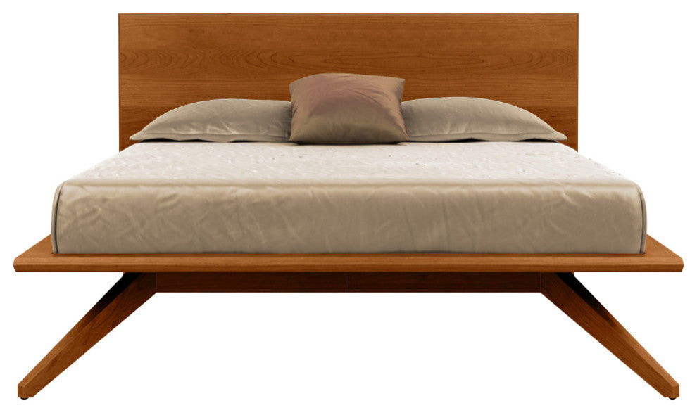 Copeland Astrid Bed With 1 Headboard Panel, Autumn Cherry, King