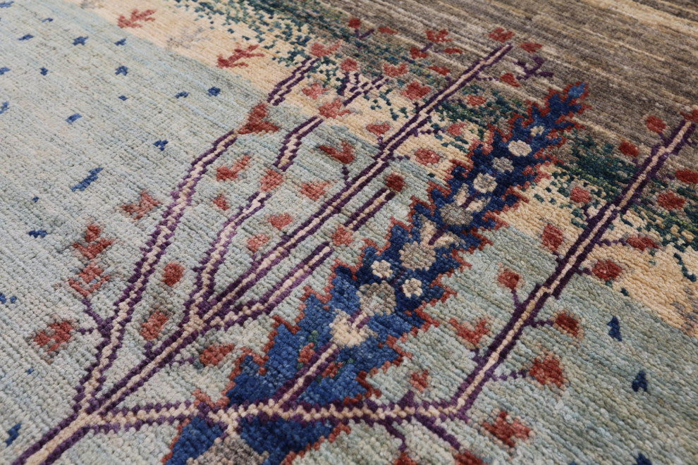 Persian Gabbeh Tribal Handmade Runner Rug 2' 8" X 9' 9" - Q12626