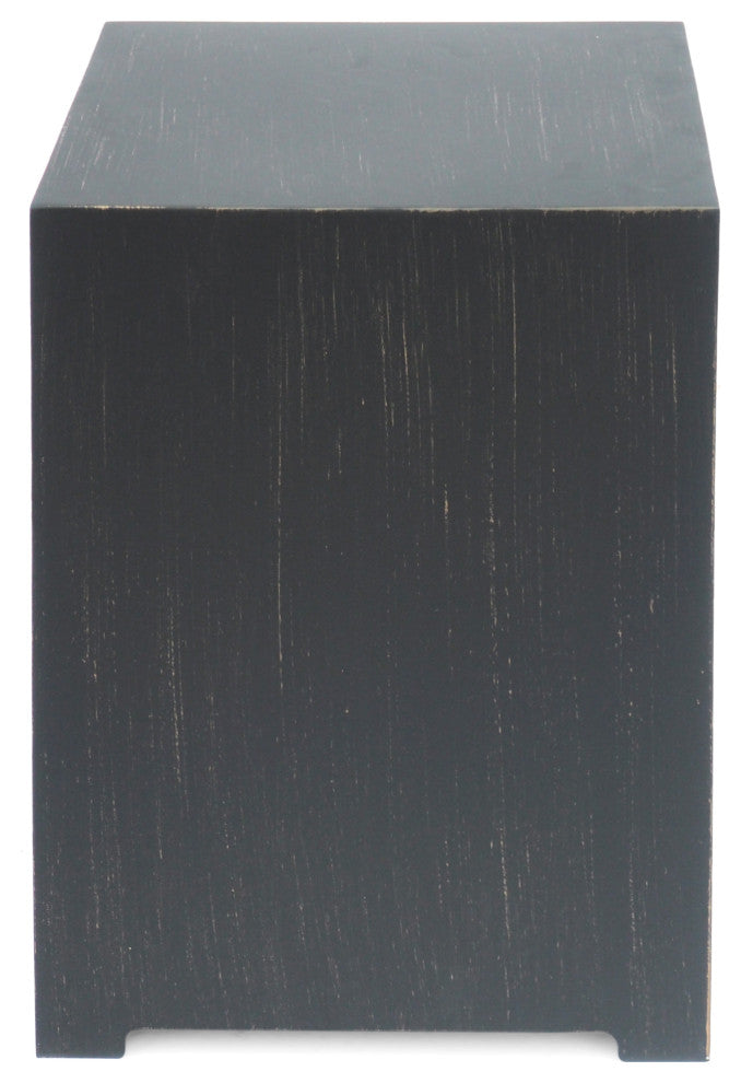 Jasmine Outdoor Metal Tank Holder Side Table, Brushed Brown