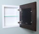 Compact Portrait 11"x14" Mirrored Medicine Cabinet by Fox Hollow Furnishings, Coffee Bean