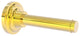 Que New Horizontal Roll Toilet Paper Holder, Polished Brass