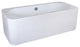Aqua Eden 71" Acrylic Freestanding Rectangular Tub With Drain, White