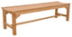 Hampton 3-Seater Backless Bench