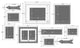 Bordeaux Expression Wall Picture Frame Set, Multi