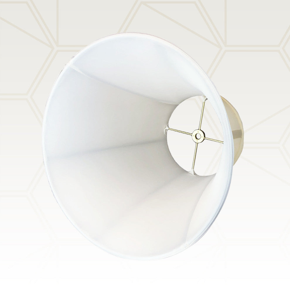 Royal Designs True Bell Basic Lamp Shade, V Notch Fitter, Beige, 8x16x12.625, Se