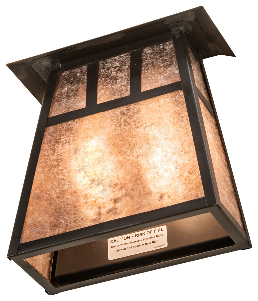 9 Wide Stillwater Double Bar Mission Wall Sconce