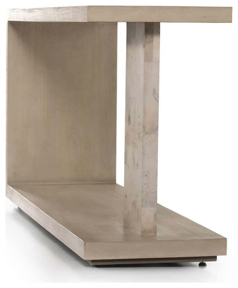 Darian Console Table-White Mahogany