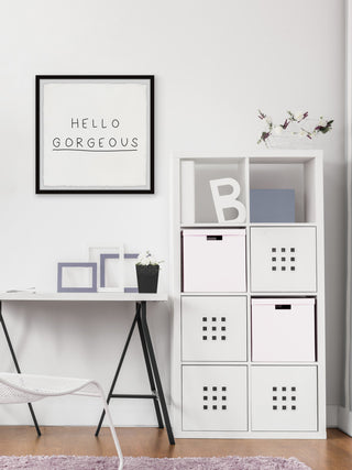 "Hello Gorgeous VI" Framed Painting Print, 32x32