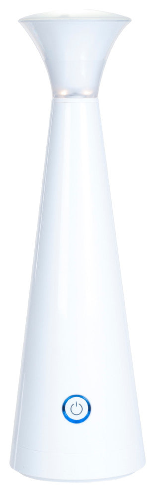 Contemporary LED Desk Lamp, 15", White