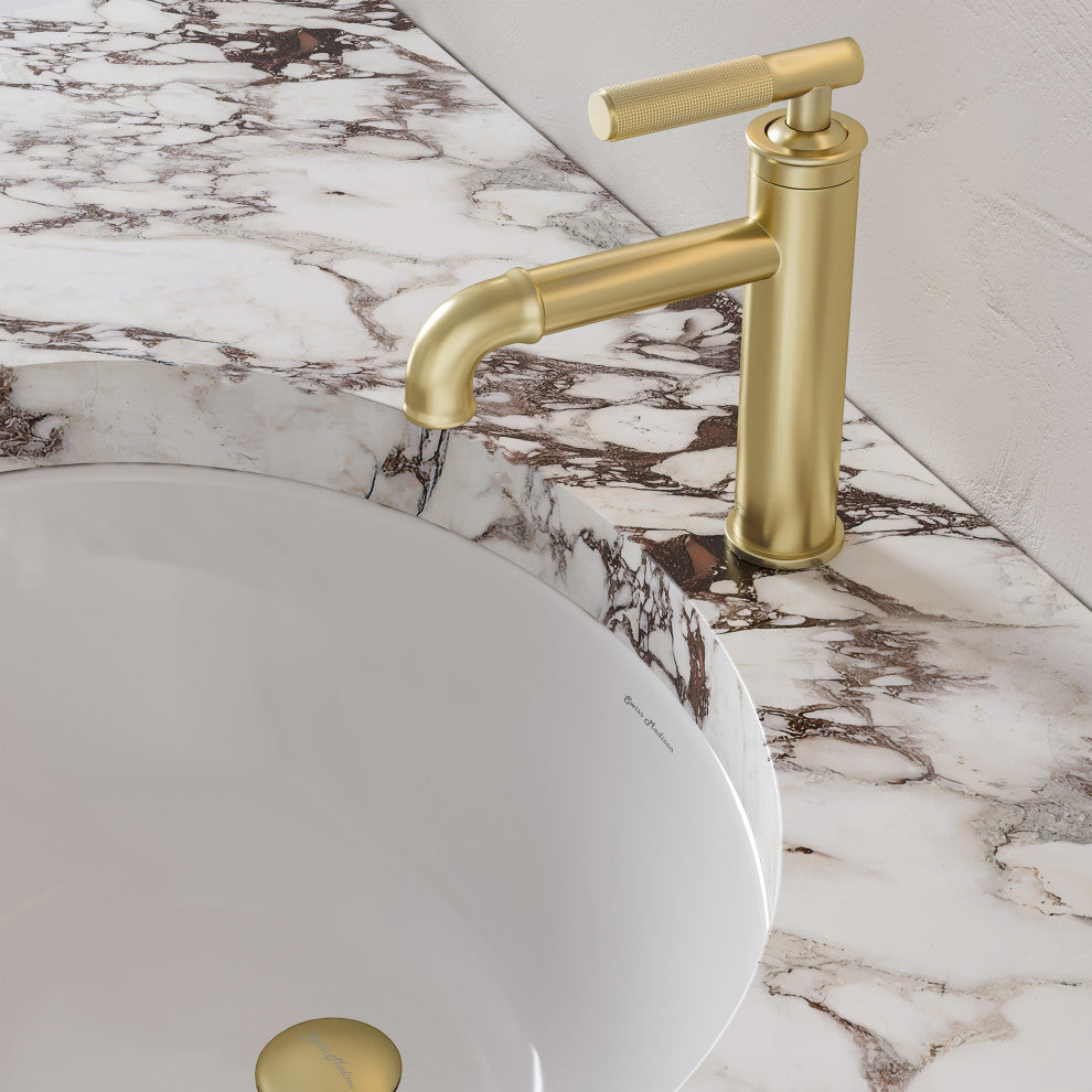 Avallon Single Hole, Single-Handle Sleek, Bathroom Faucet, Brushed Gold