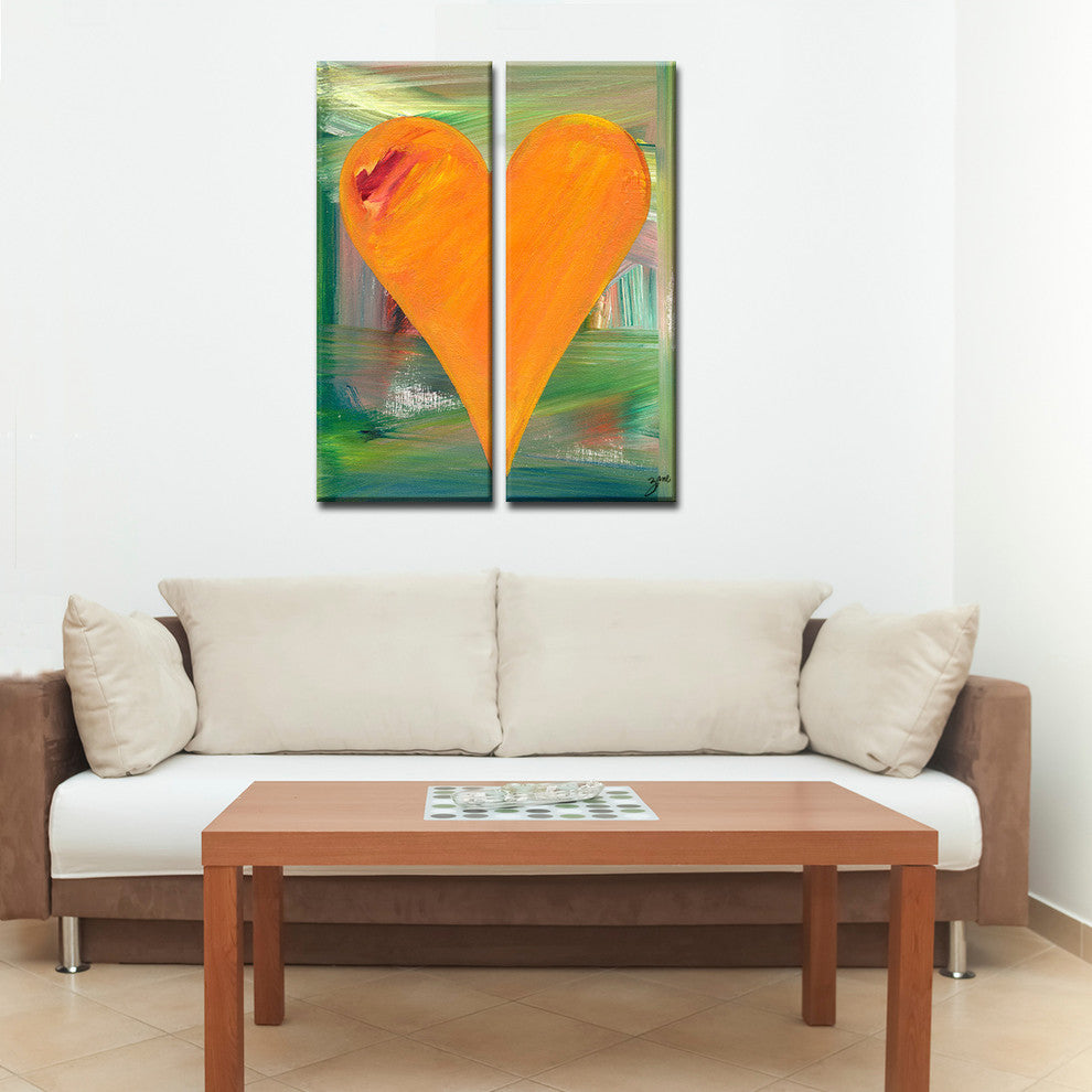 Heartwork "Alexia" 2-Piece Canvas Art Set, 30"x12"