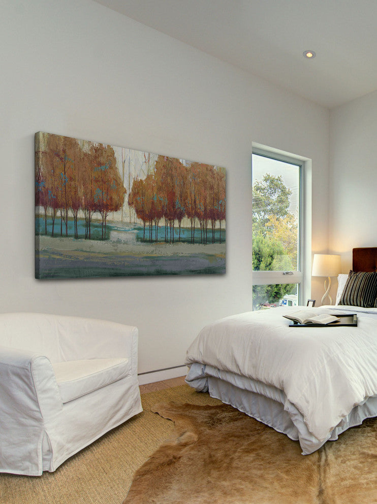 "Chestnut Branches I" Painting Print on Wrapped Canvas by Julie Joy