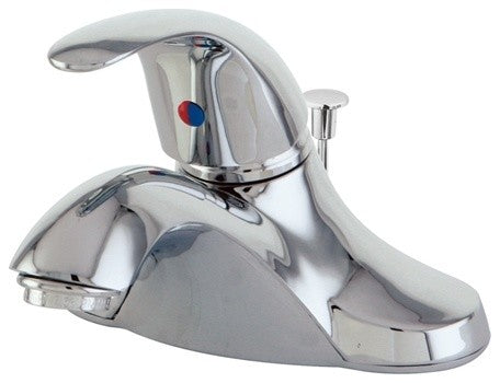 Kingston Brass Single-Handle 4" Centerset Bathroom Faucet, Polished Chrome
