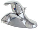 Kingston Brass Single-Handle 4" Centerset Bathroom Faucet, Polished Chrome