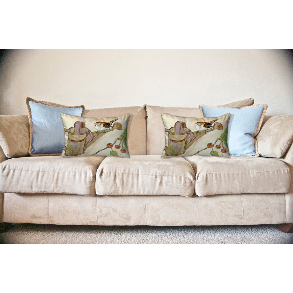 Carolina Wren Large Indoor/Outdoor Pillow 16x20