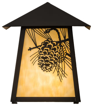 9W Stillwater Winter Pine Wall Sconce