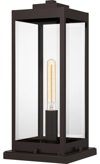 Quoizel WVR9107 Westover 19" Tall Outdoor Pier Mount Post Light - Western