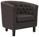 Modern Brown Prospect Upholstered Armchair