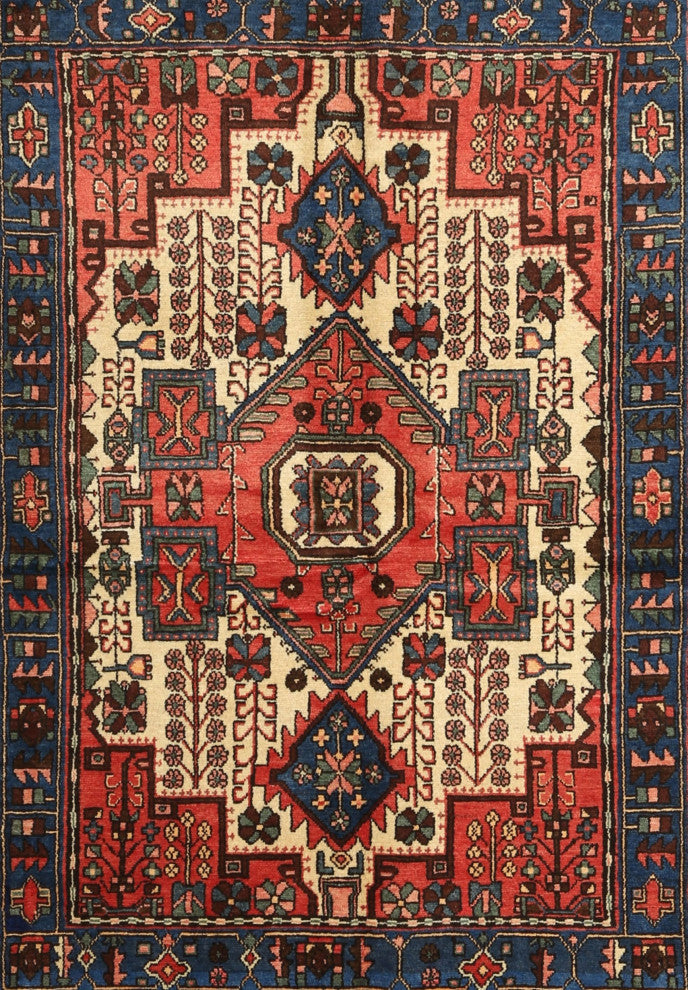 Ahgly Company Indoor Rectangle Traditional Area Rugs, 6' x 9'