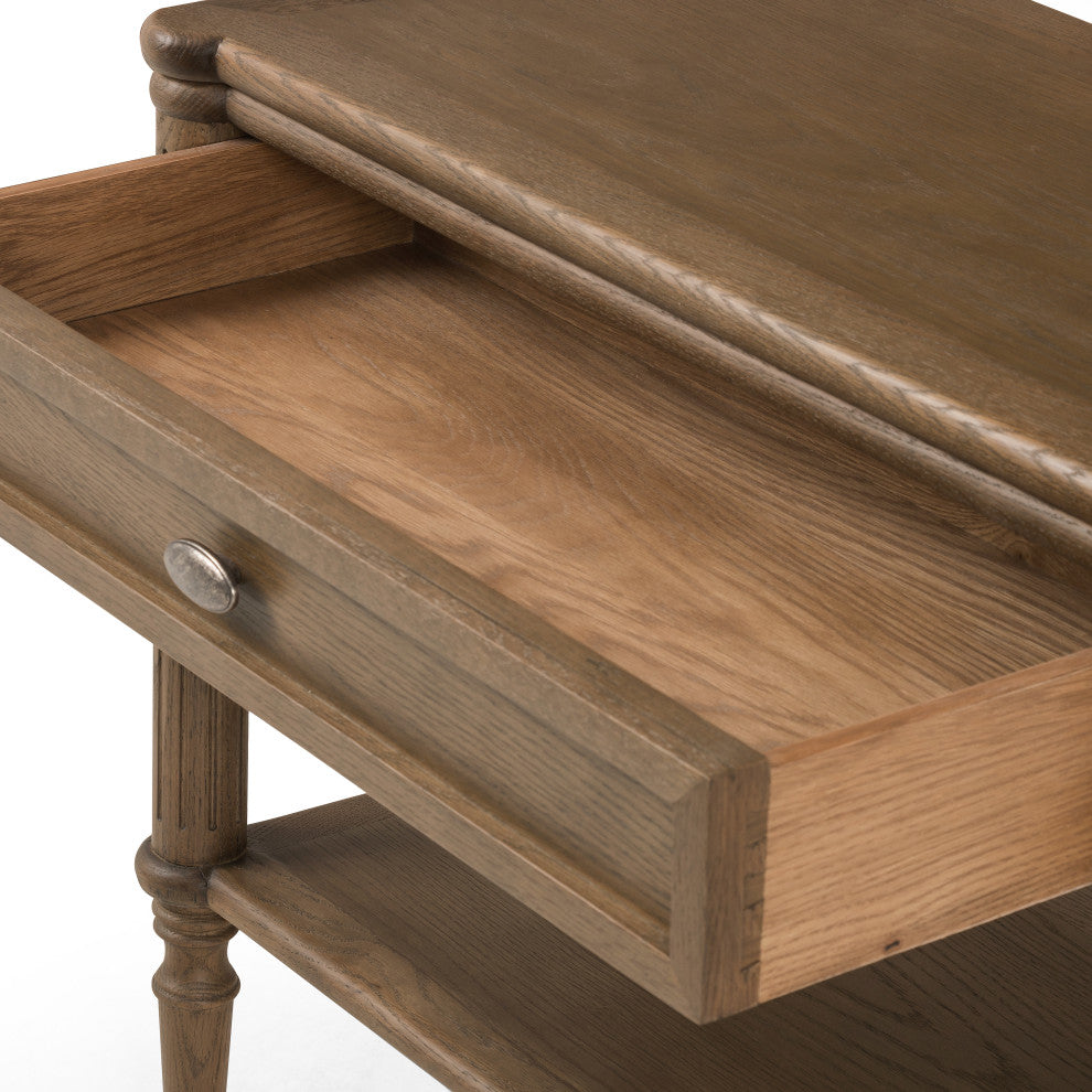 Toulouse Nightstand-Toasted Oak
