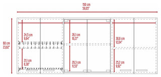 Technical schematic with measurements and lines (instructional).