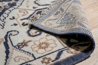 Charcoal Traditional Oriental Heriz Area Rug