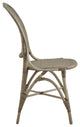 Rossini Rattan Dining Side Chair - Taupe Grey
