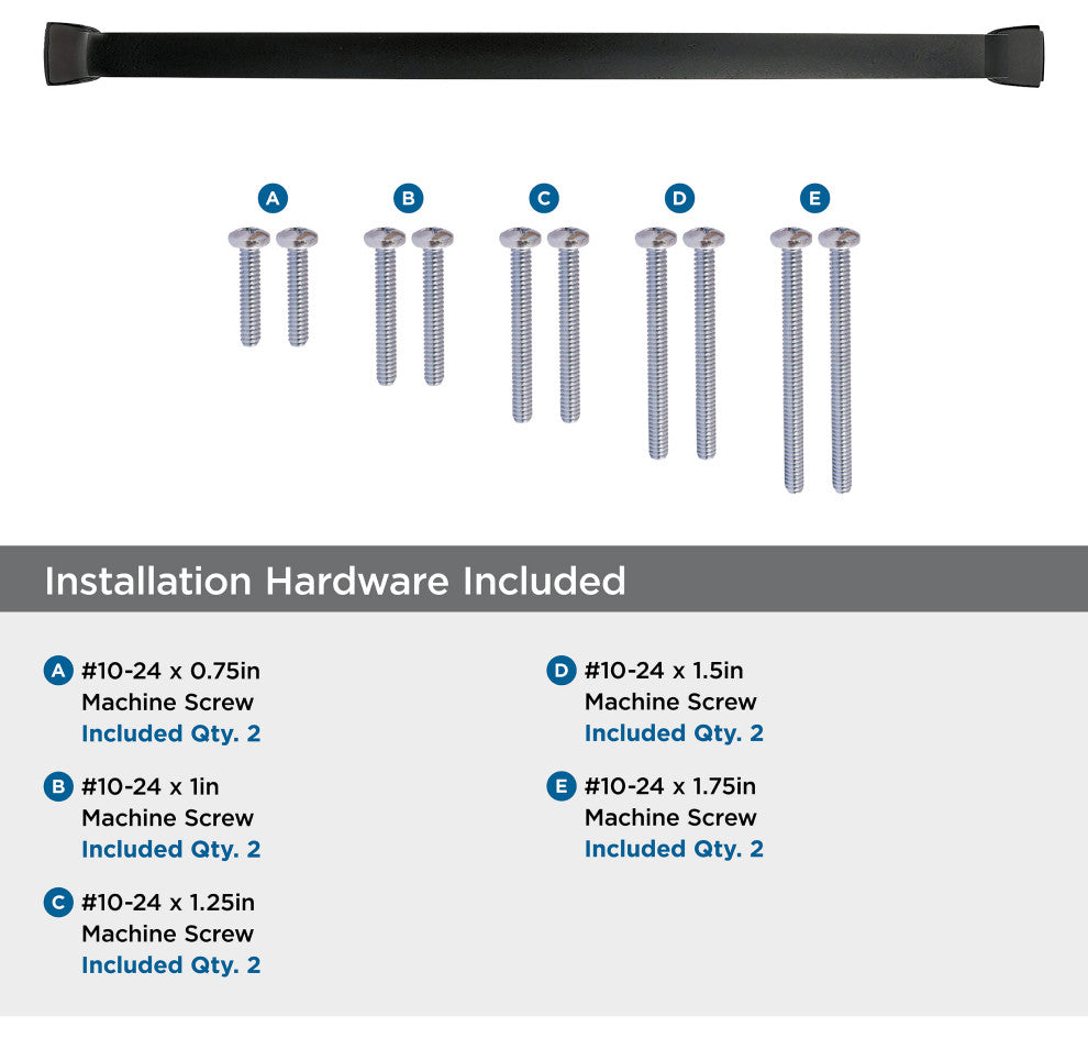 Revitalize Appliance Pull, Black Bronze, 18" Center-to-Center