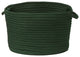 Colonial Mills Basket Simply Home Solid Dark Green Round