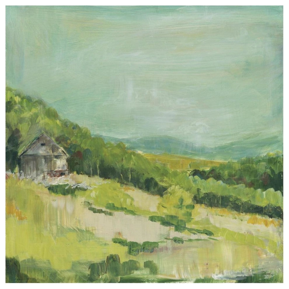 "Upper Fields" Digital Paper Print by Sue Schlabach, 42"x42"