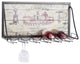 Black Metal Vintage Wall Wine Rack