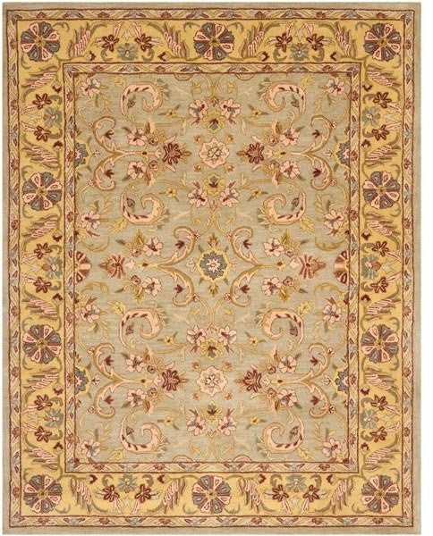 Safavieh Heritage Hg924A Green, Gold Area Rug