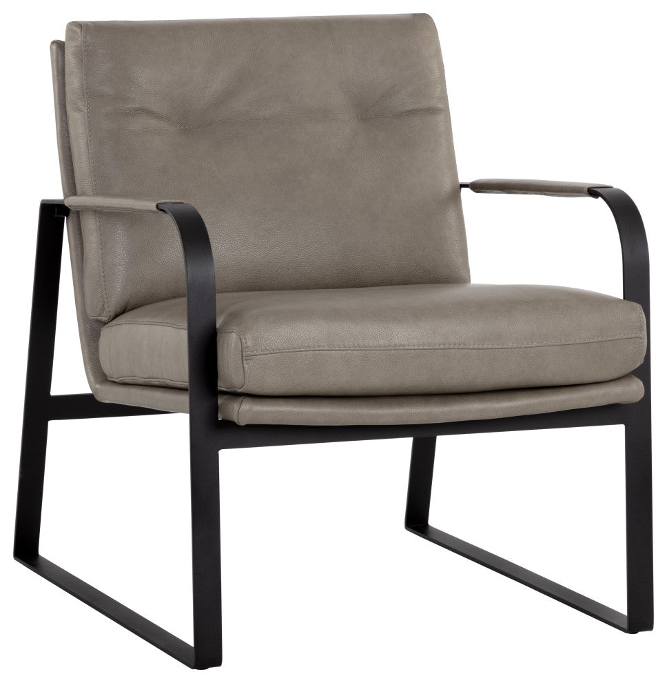 Sterling Lounge Chair Missouri Stone Leather
