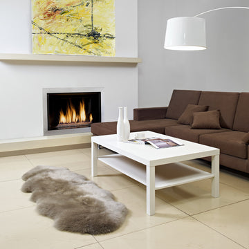 New Zealand Sheepskin Double Pelt, 2'x6', Vole